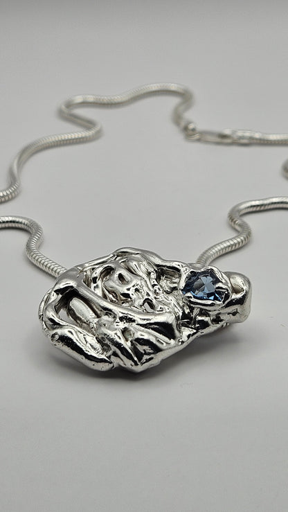 Necklace "Blue Hole"