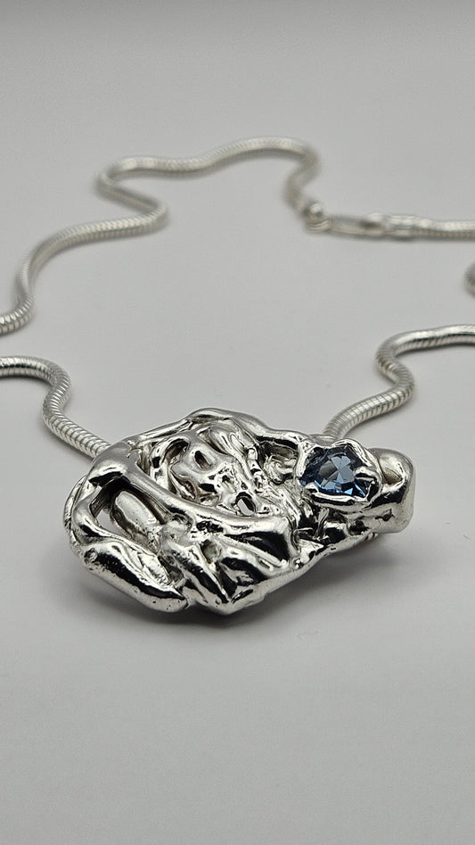 Necklace "Blue Hole"