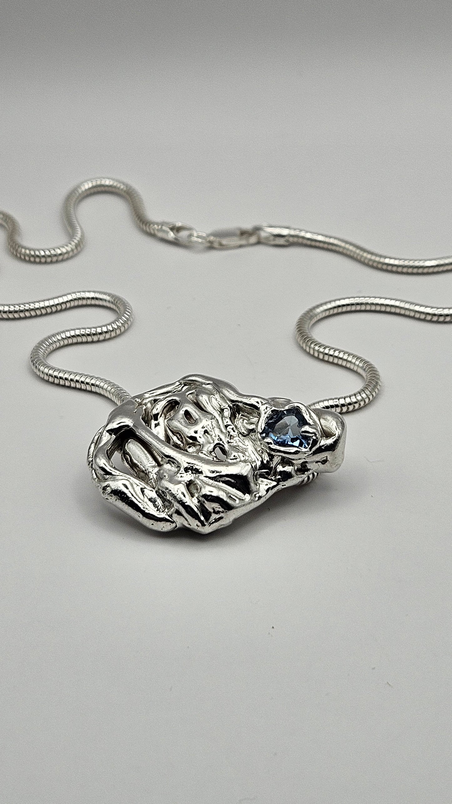 Necklace "Blue Hole"