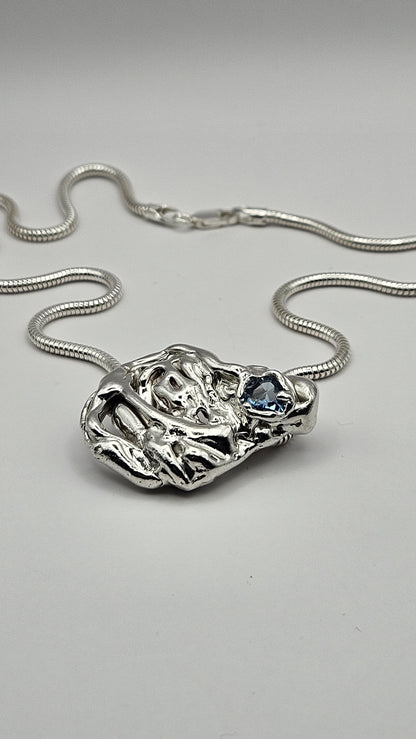 Necklace "Blue Hole"