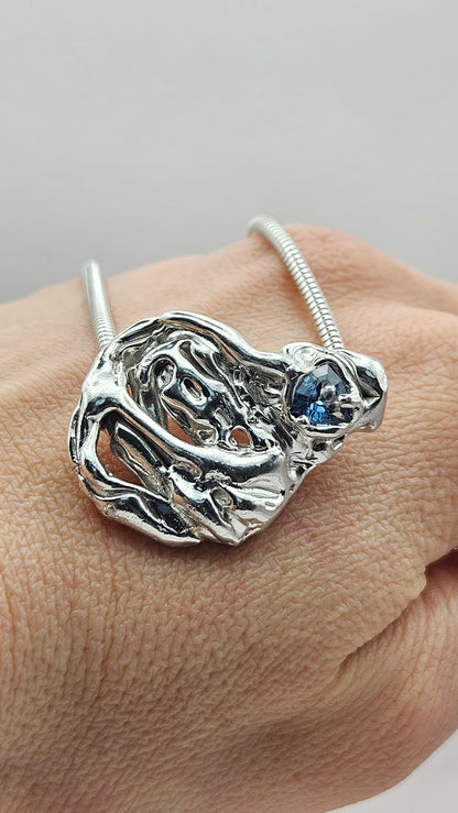 Necklace "Blue Hole"