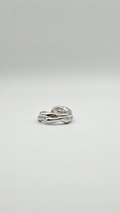 Earcuff "Lava Double S"