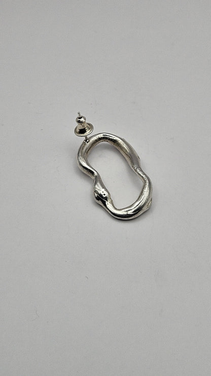 Earring "Lava closed L"