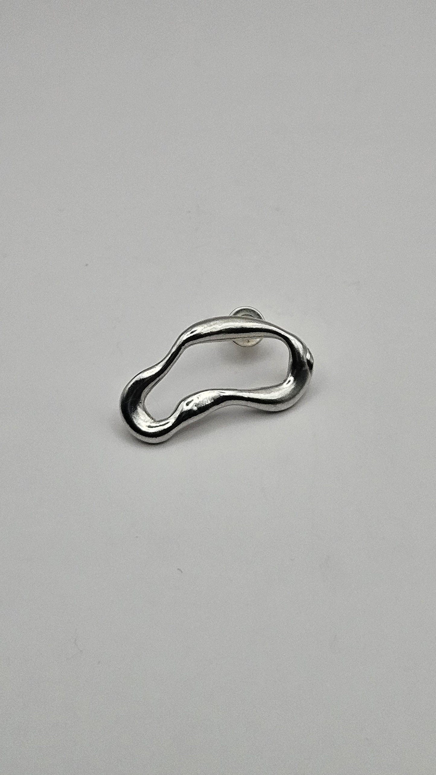 Earring "Lava closed M"