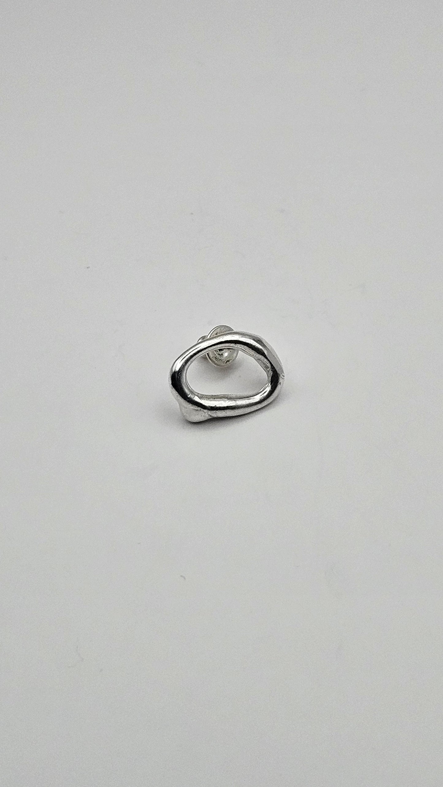 Earring "Lava closed S"