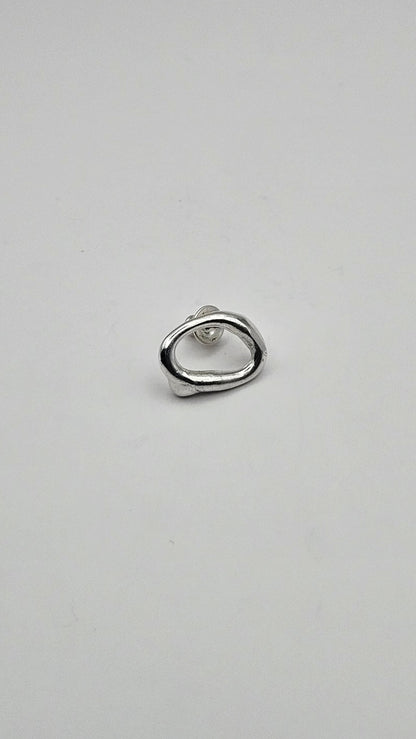Earring "Lava closed S"