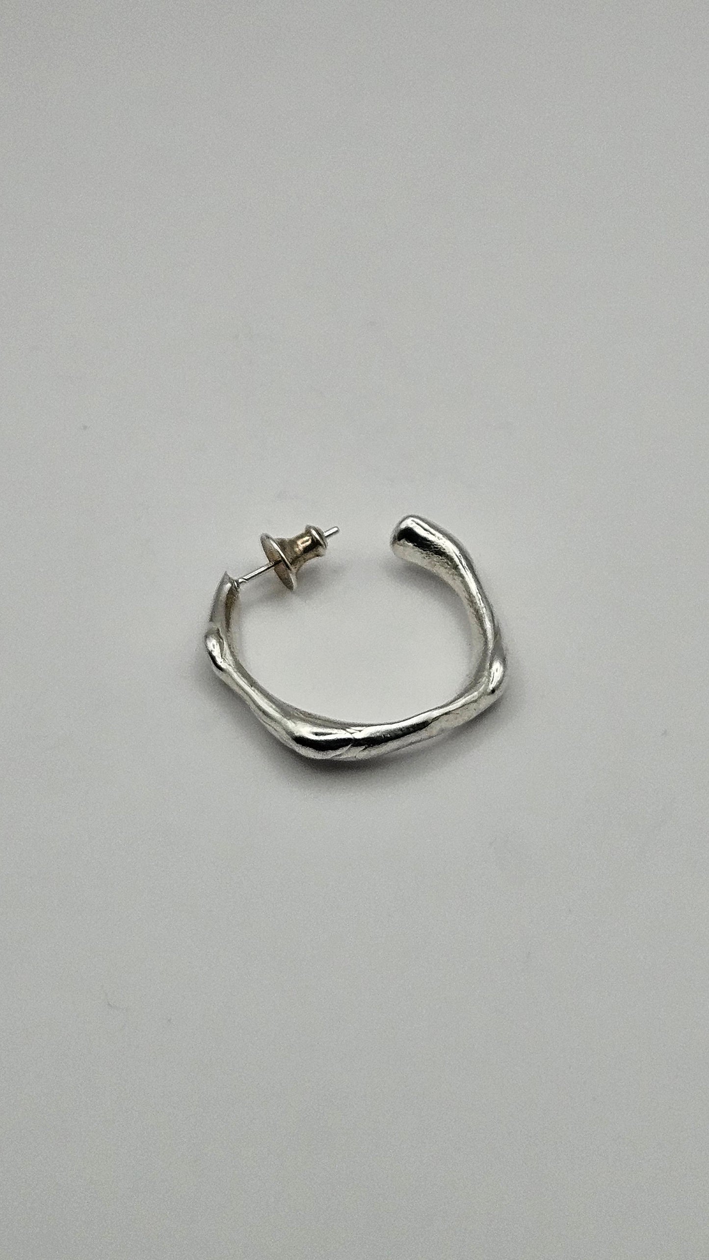 Earring "Lava Rond M"