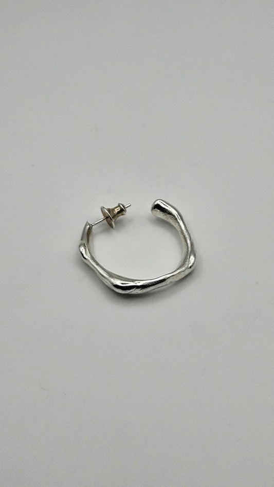 Earring "Lava Rond M"