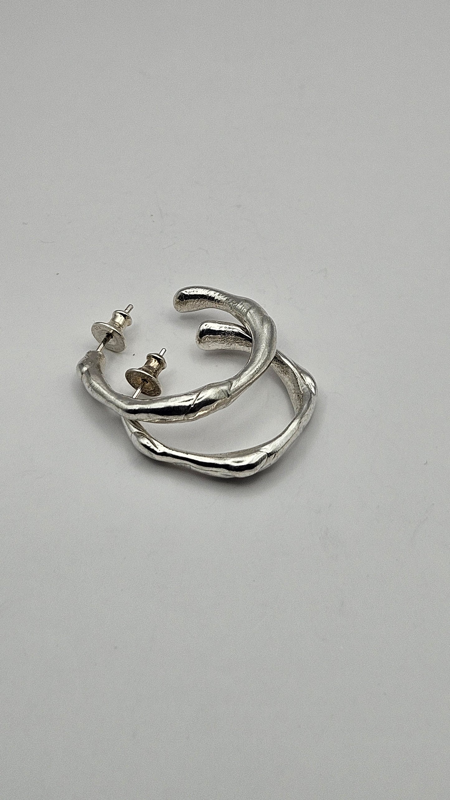 Earring "Lava Rond M"