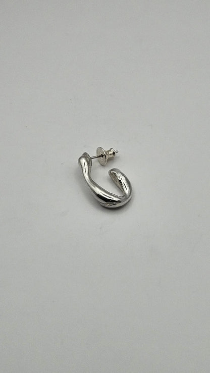 Earring "Lava Oval S"