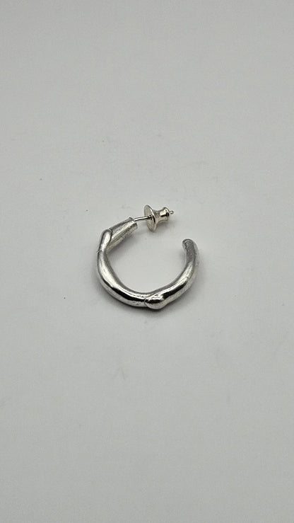 Earring "Lava Rond S"