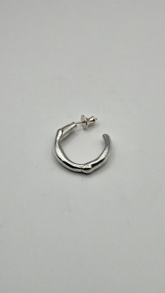 Earring "Lava Rond S"