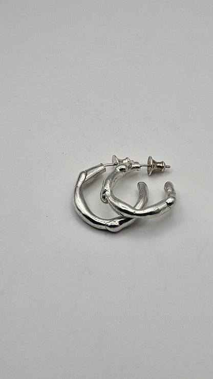 Earring "Lava Rond S"
