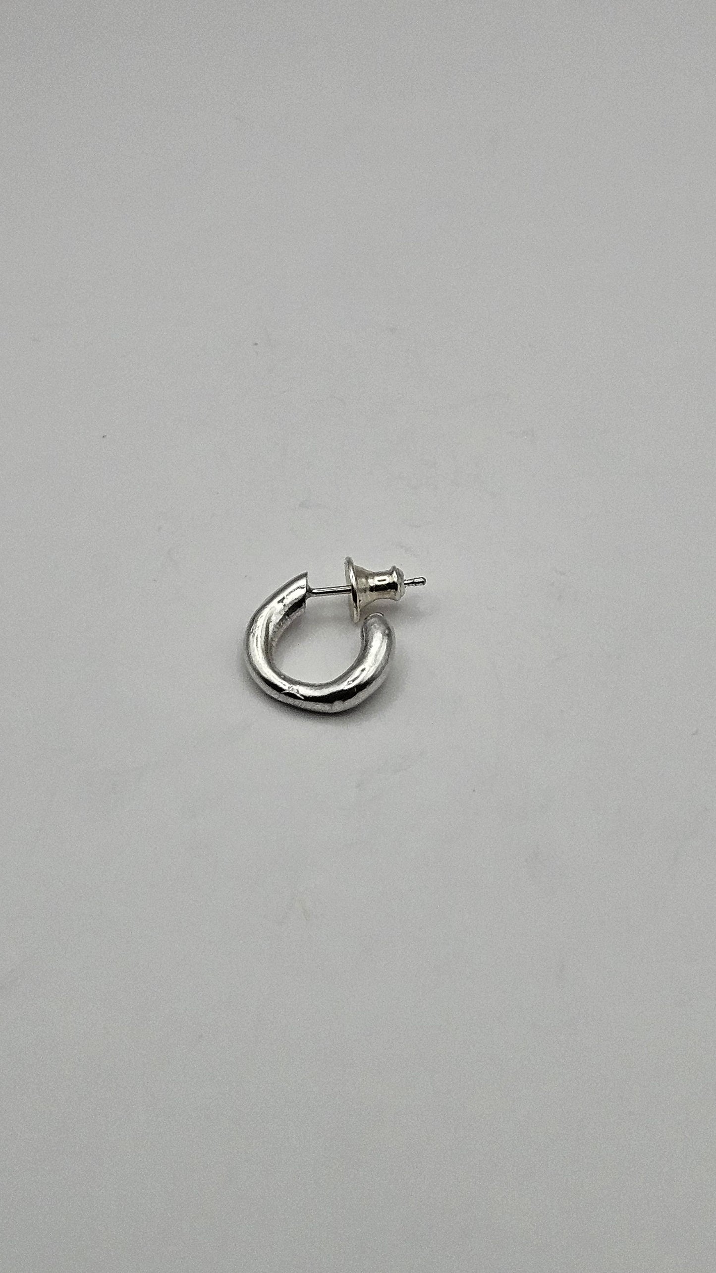 Earring "Lava Rond XS"