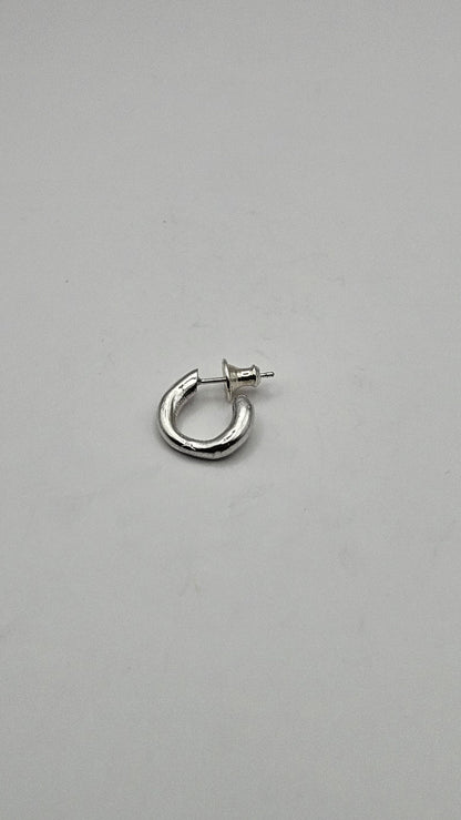 Earring "Lava Rond XS"