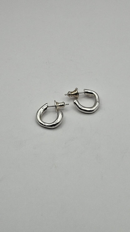 Earring "Lava Rond XS"